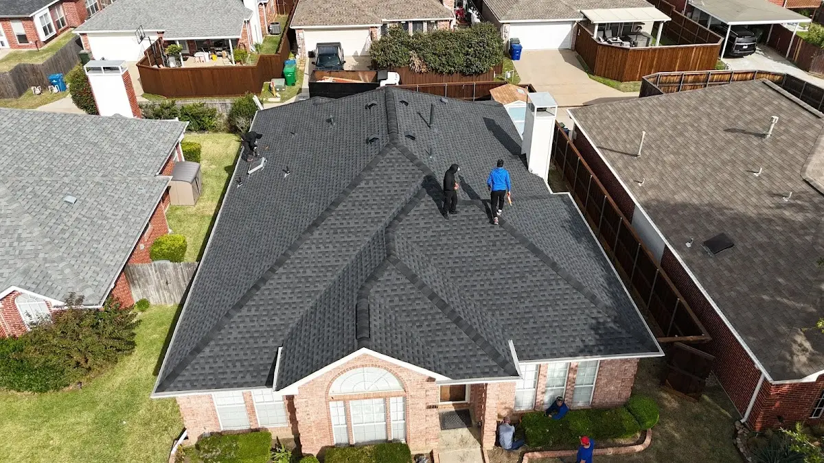 Slate & Tile Roof Repair work in progress on a Orcutt property